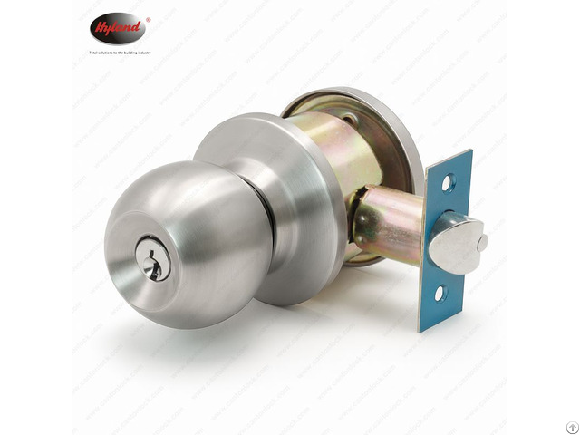 Commercial Cylindrical Knob Lock Rousecurity For Interior And Exterior Doors 5807 Sscl