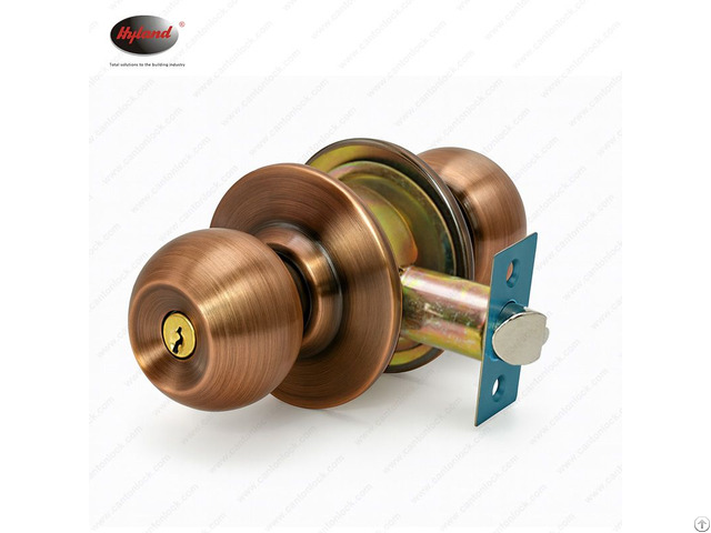 Antique Copper Stainless Steel Ball Knob Lock Deadbolt With 3 Keys For Interior Doors 5870 Acet Antique Copper Stainless Steel Ball Knob Lock Deadbolt With 3 Keys For Interior Doors 5870 Acet