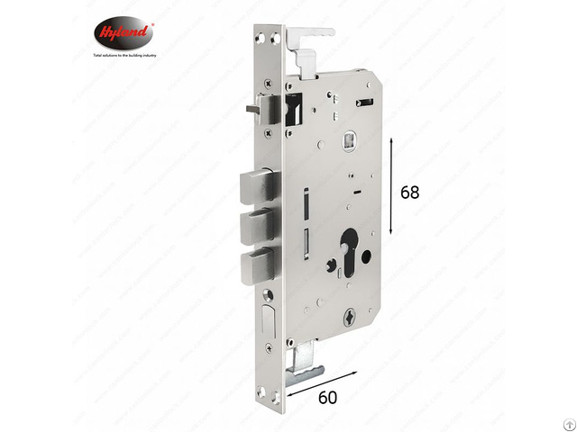 Mortise Lock Body 60mm Backset, 3-bolt Security Case With Top & Bottom Hooks (lc6860)