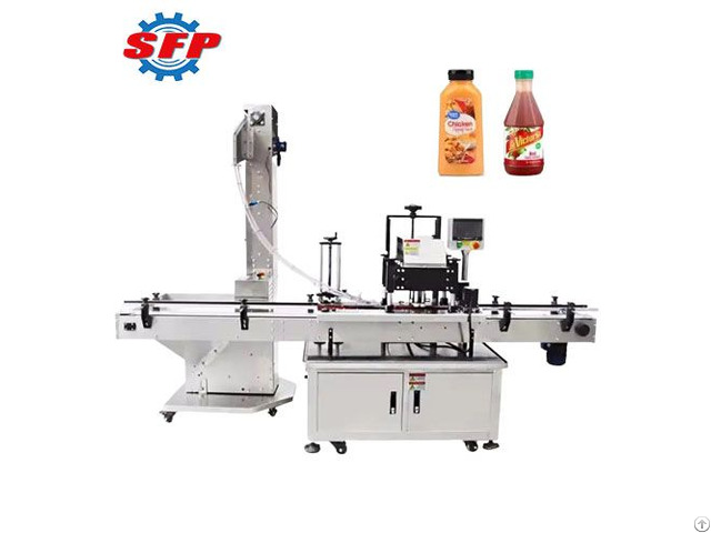 Energy Saving Automatic Sauce Ketchup Liquid Plastic Bottling Capping Machines