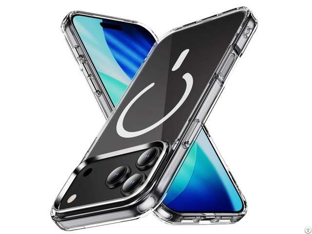 Shockproof Magnetic Transparent Tpu Pc Phone Case For Iphone 17 Pro Max