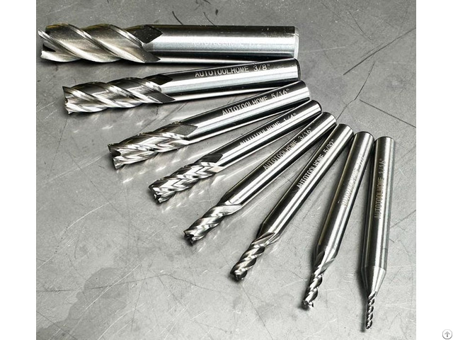 High Speed Steel Hss 4 Flute Straight End Mill