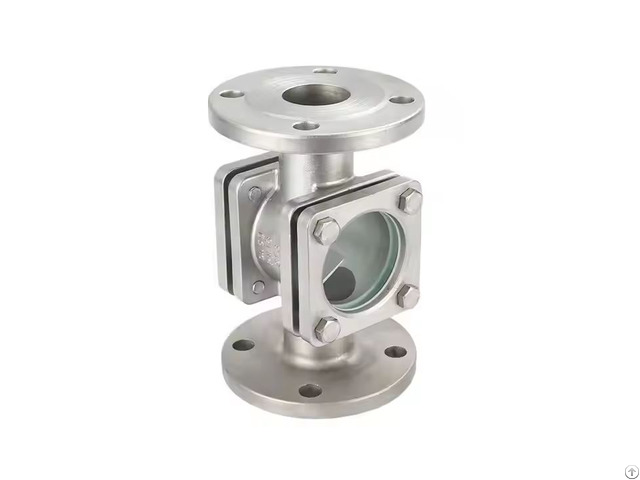 Liquid Flow Indicator Oil Water Stainless Steel Flange Or Thread Type