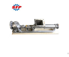 New Model Stainless Steel G Series Sanitary Single Screw Slurry Pumps For Sale