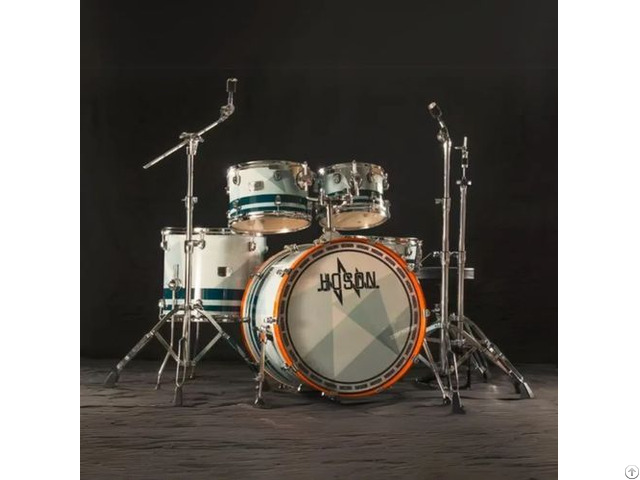 Custom Blue Drum Set For Music Retailers