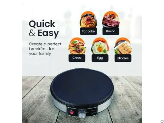 Electric Crepe Maker Nonstick Multi Function Tortilla