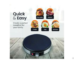 Electric Crepe Maker Nonstick Multi Function Tortilla
