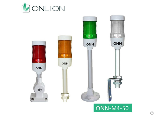 Onn M4 50 Led Siganl Tower Light Ryg With Buzzer For Cnc Machine