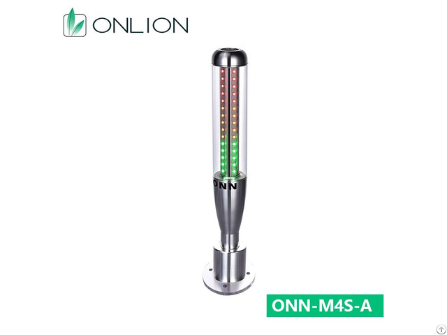 Onn M4s A Aluminum Body Led Signal Tower Light With Buzzer Foldable Base Multi Color Ryg