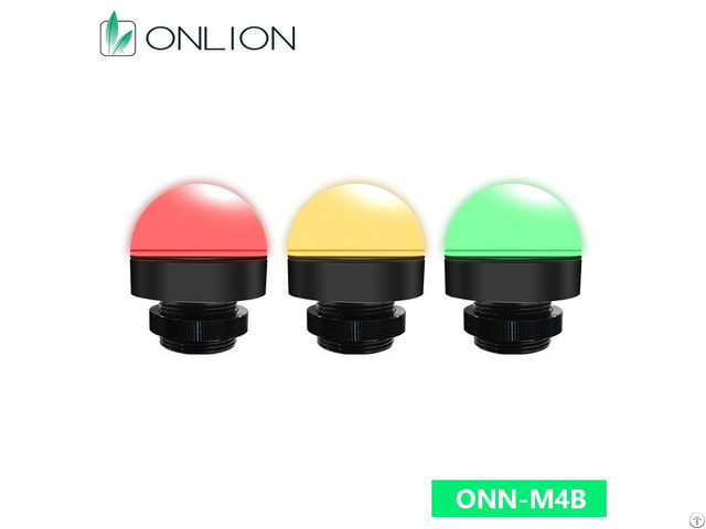 Onn M4b Small Size Led Signal Tower Light Ryg Diameter Optional For Industrial Machine