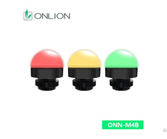 Onn M4b Small Size Led Signal Tower Light Ryg Diameter Optional For Industrial Machine