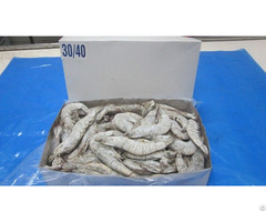 Frozen Raw Vannamei White Head On Shrimp