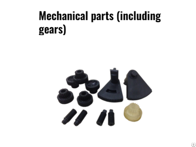 Plastic Molding Parts For Mechanical Gears Injection Molds
