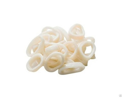 Frozen Squid Rings Raw And Cooked