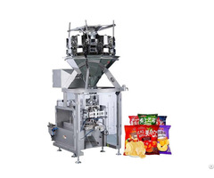 High Speed Multi Heads Weigher Potato Chips Snack Food Vertical Packing Machine