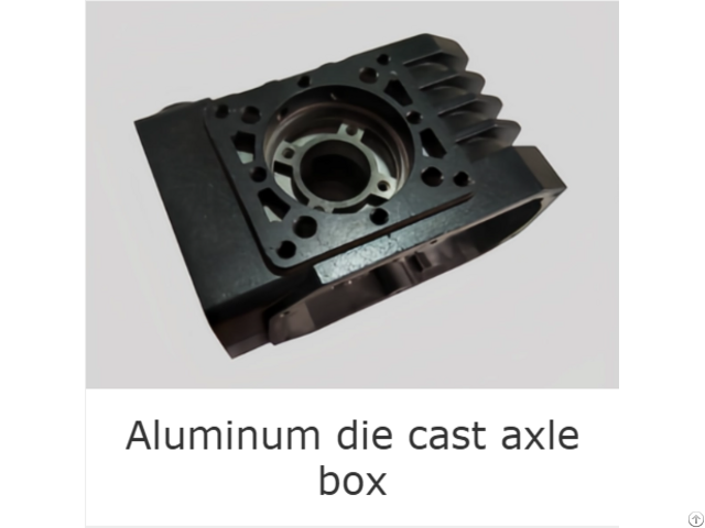 Aluminum Die Cast Axle Box With Black Powder Coating
