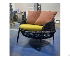 Modern Design Architectural Contract Resort Villa Hotel Aluminum Frame Wicker Outdoor Sofa