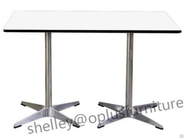 Modern Customized Outdoor Architec Design Cafe Project Rectangle Restaurant Table