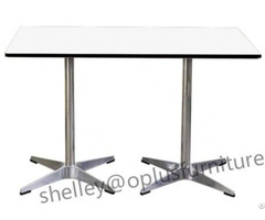 Modern Customized Outdoor Architec Design Cafe Project Rectangle Restaurant Table