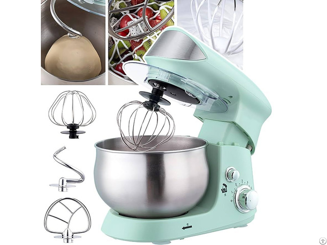 Ho 2 Stainless Steel Noodle Barrel Tabletop Electric Dough Mixer