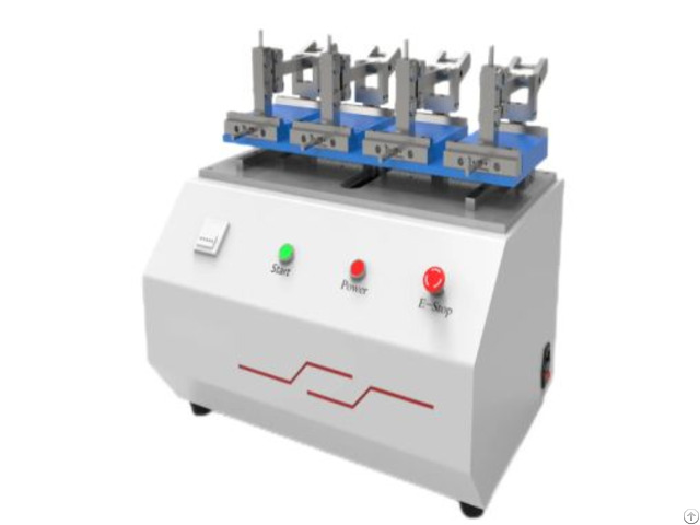Leather Rubbing Color Fastness 4 Station Tester Qinsun