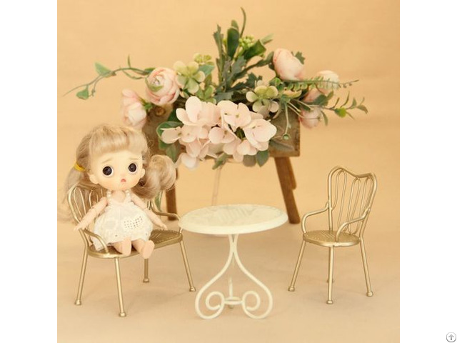 Miniature Dollhouse Kitchen Table And Chair
