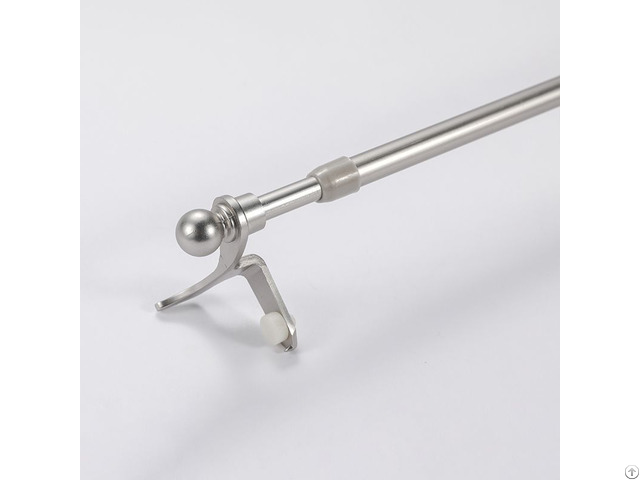 Iron Single Adjustable Cafe Rod Set Iron Single Adjustable Cafe Rod Set