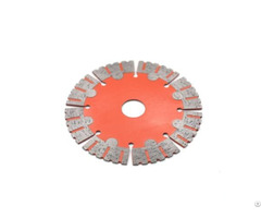 Hot Pressed Diamond Turbo Cutting Blade With Protective Teeth