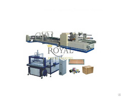 Mjzxj 1 Automatic Folder Gluer And Strapping Machine
