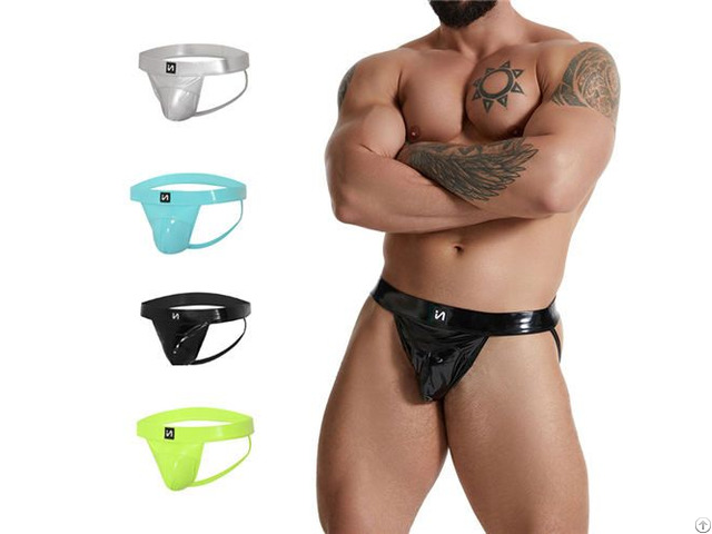 Men Jockstraps Shinny Pu Leather Men Jockstraps Shinny Pu Leather