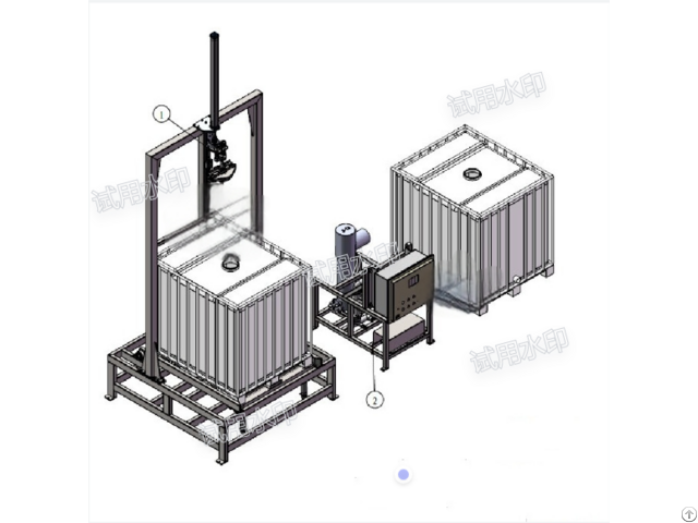 Semi Automatic Tank Cleaning System For Ibc