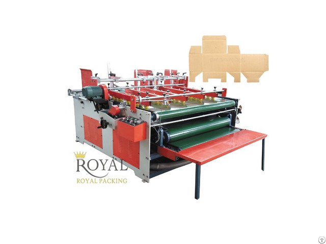 Mjzx 3 Semi Auto Carton Gluer Machine