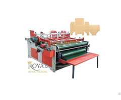 Mjzx 3 Semi Auto Carton Gluer Machine