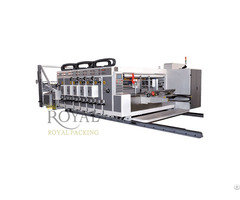 High Speed 5 Colors Flexo Printing And Die Cutting Machine