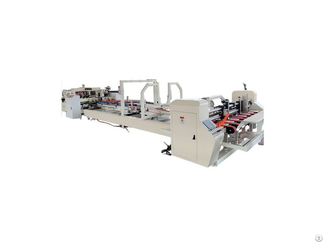 Full Automatic Folder Gluing Stitching Packing Machine Full Automatic Folder Gluing Stitching Packing Machine