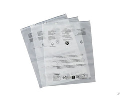 Translucent Frosted Plastic Thank You Bags