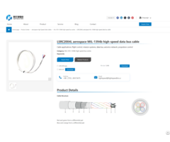 Lsrc2004l Aerospace Mil 1394b High Speed Data Bus Cable