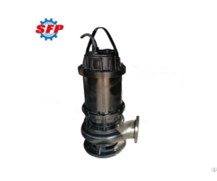 Non Clogging Vertical Submersible Sewage Centrifugal Water Transfer Pump For Slurry