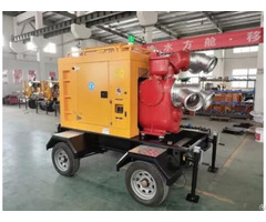 Mobile Trailer Mounted Self Priming Diesel Water Pumps