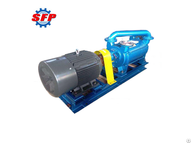 High Flow 2sk Series Double Stage Liquid Ring Vacuum Pumps For Processing