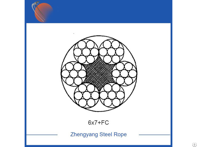 6x7 Fc Galvanized Steel Wire Rope