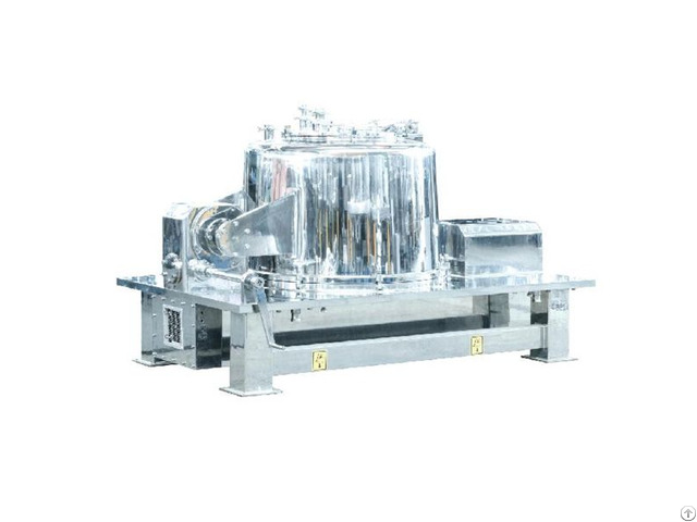 Vertical Full Flip Cover Top Discharge Centrifuge Device