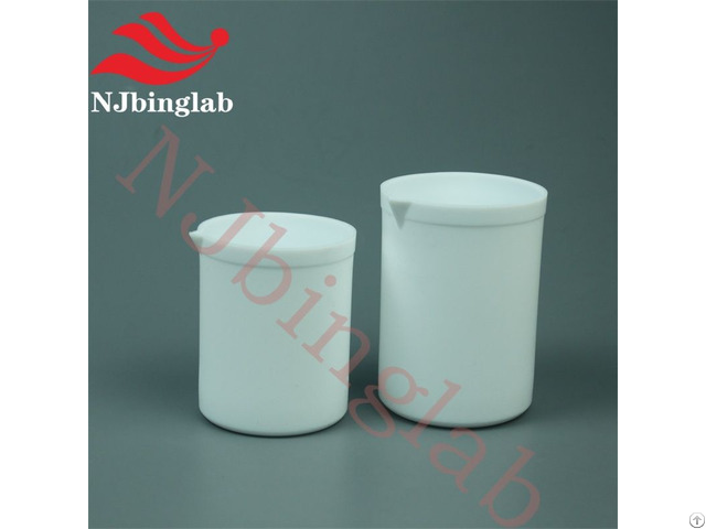 Ptfe Beaker Heated By Hotplate Suitable For Acid Evaporation And Removal Experiments