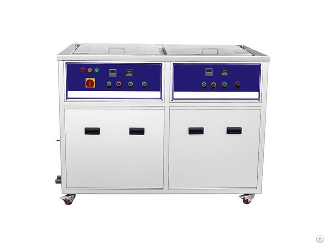 800l Dual Tank Industrial Ultrasonic Cleaner With Cleaning Drying Heater Timer