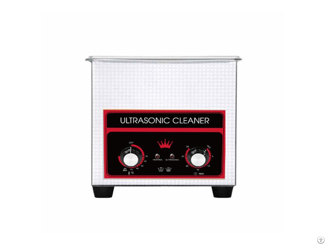 Manual Knob Control Timer Heater Adjustable Benchtop Ultrasonic Cleaner