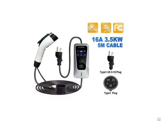 Ccs2 Ac Ev Charger 16a 3 5kw Ip54 220v