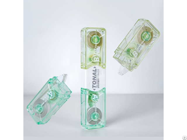Compact Size Two Tone Correction Tape Roller