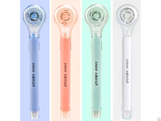 Raw Paper Color Pen Style Refillable Correction Tape