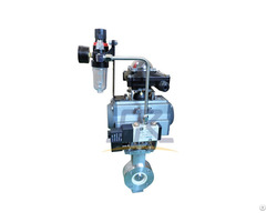 Pneumatic Stainless Steel Ceramic Lined Butterfly Valve