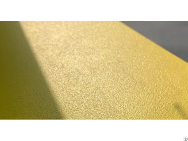 Yellow Sandy Texture Powder Coating